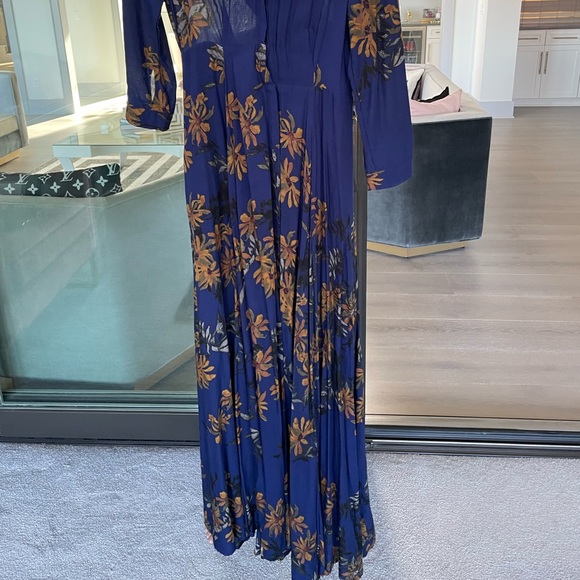 Free people maxi printed dress xs - Picture 2 of 3